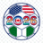 世界杯2026官方中文平台标志 - 大力神杯与足球元素结合